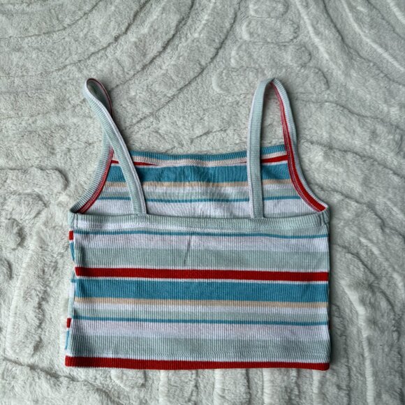 Urban Outfitters Multicoloured Striped Crop Top — XS - Picture 2 of 4